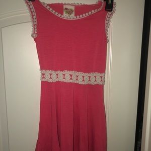 Coral dress